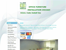 Tablet Screenshot of cubeinstallinc.com